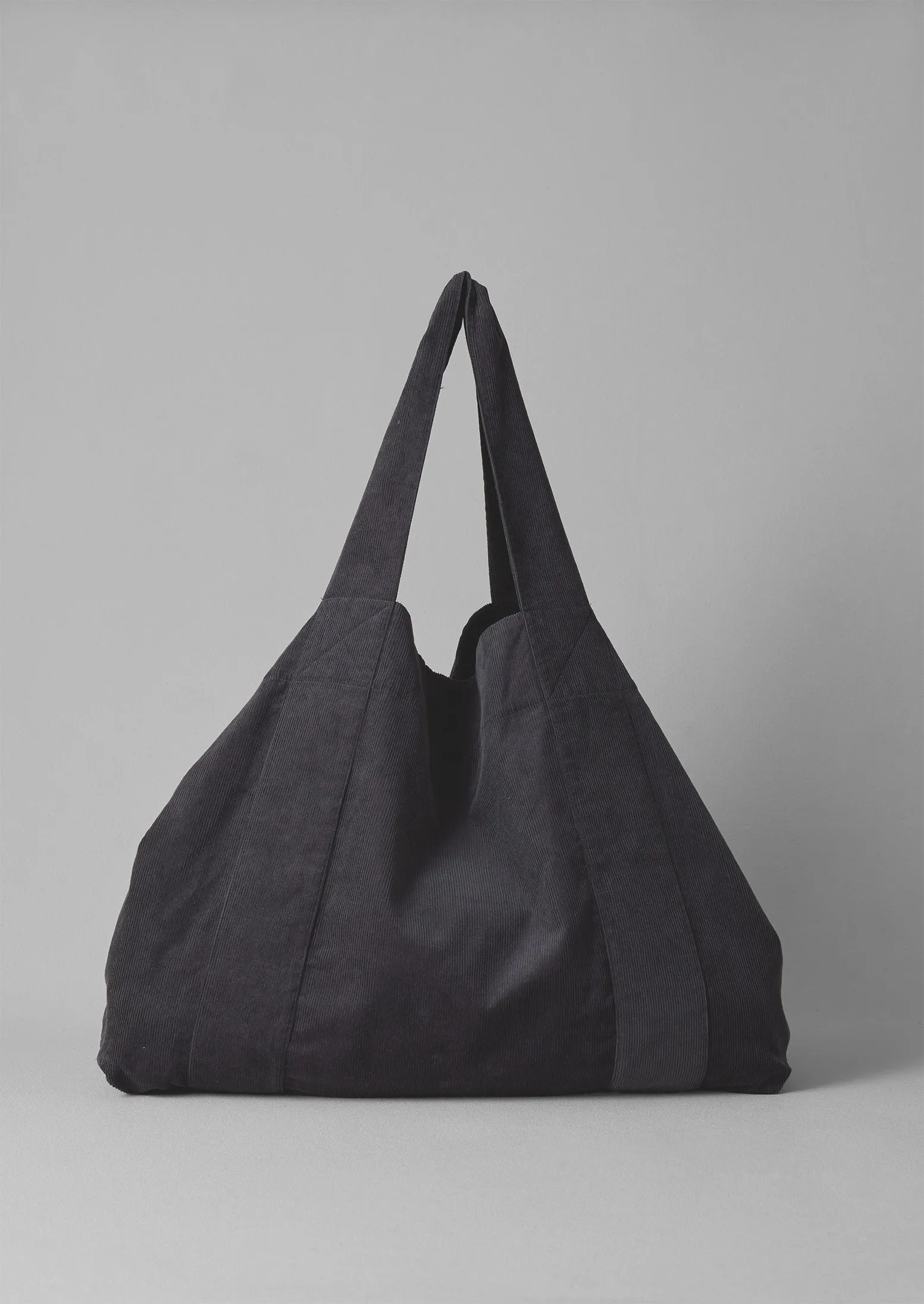 Organic Cord Lounge Bag | Charcoal sold by TOAST