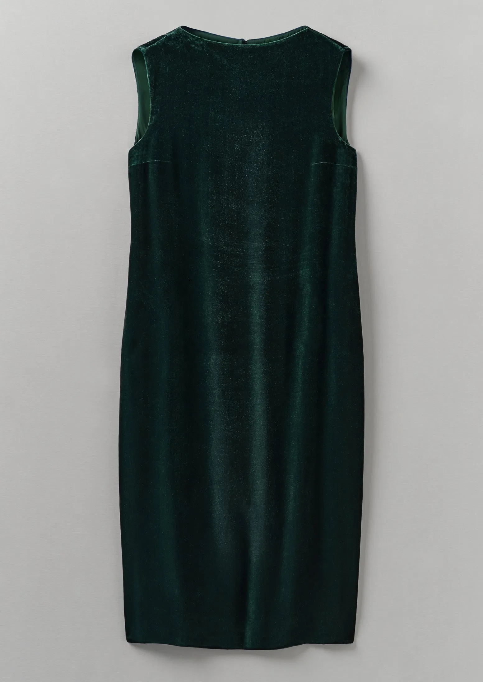 Fluid Silk Velvet Dress | Onyx sold by TOAST
