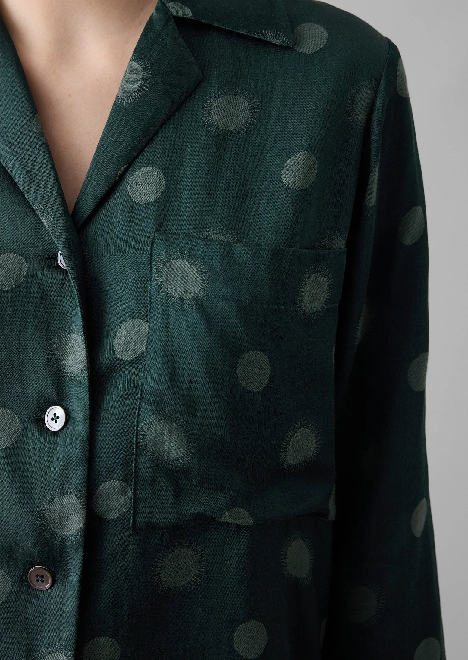 Sun and Moon Jacquard Shirt | Oil sold by TOAST product image thumbnail 2