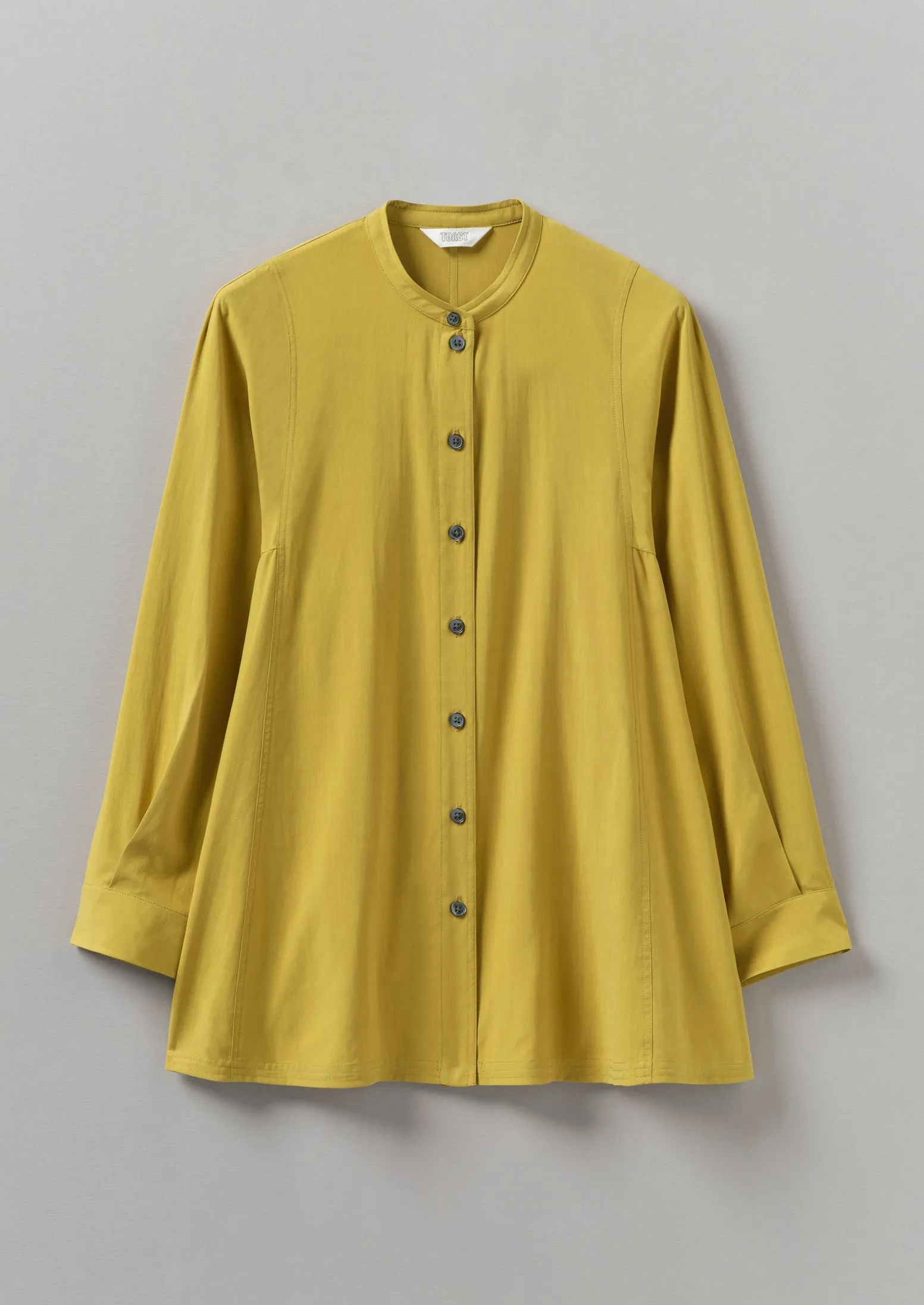 Spun Silk Shirt | Golden Olive sold by TOAST