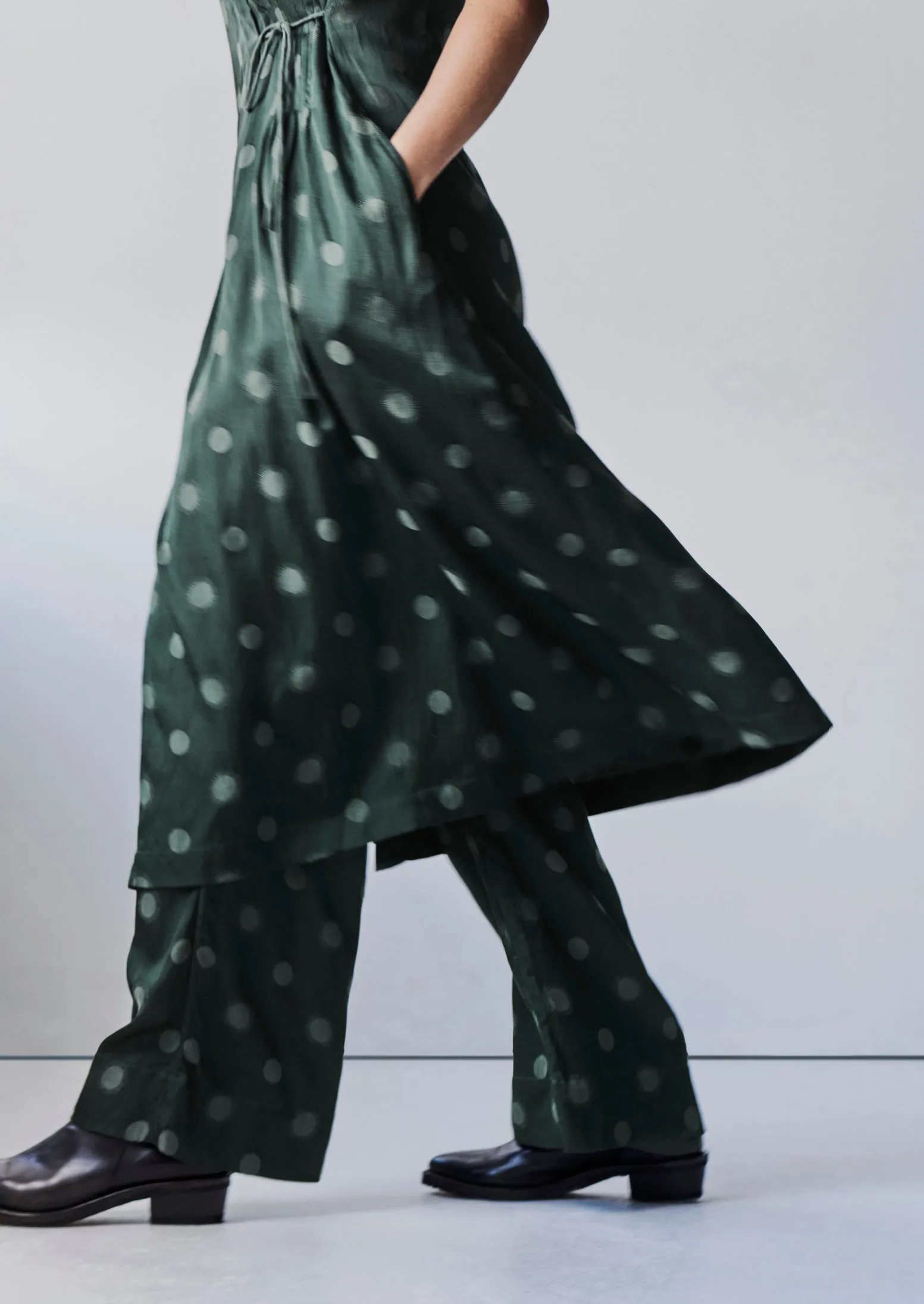 Sun and Moon Jacquard Dress | Oil sold by TOAST product image thumbnail 3