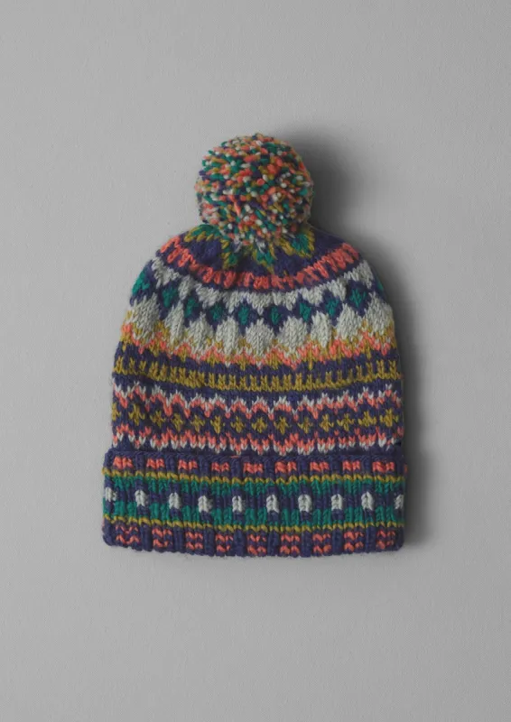 Chamula Hand Knit Hat | Blue Multi sold by TOAST