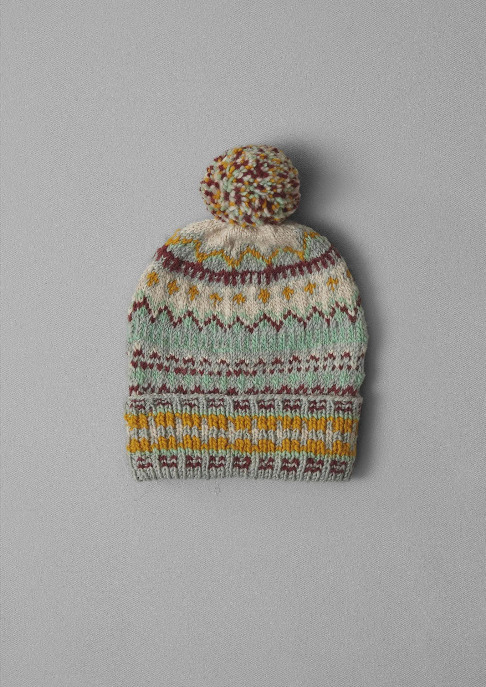 Chamula Hand Knit Hat | Grey Multi sold by TOAST