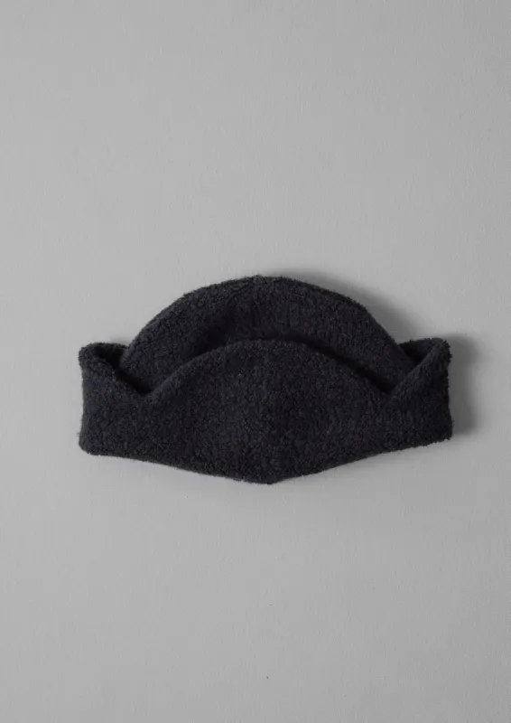 Cableami Wool Flight Hat | Navy sold by TOAST