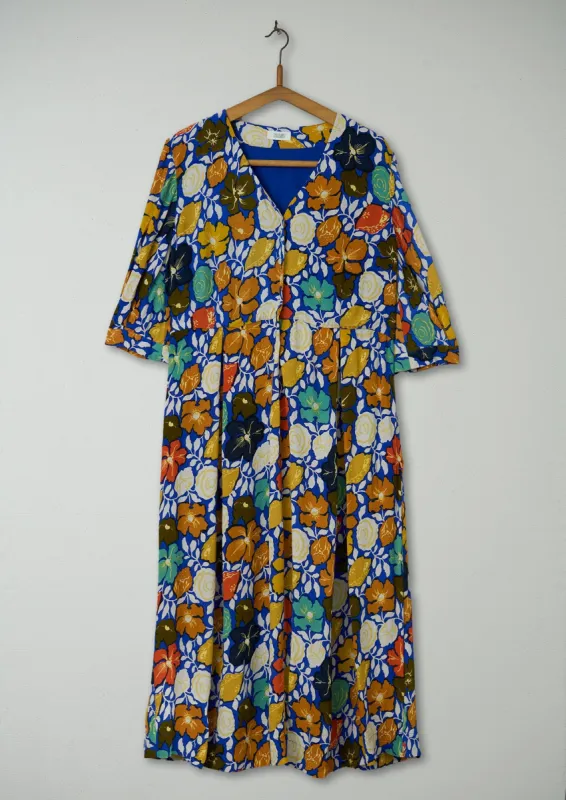 Reworn Annika Print Dress Size 14 (545) | Multi sold by TOAST