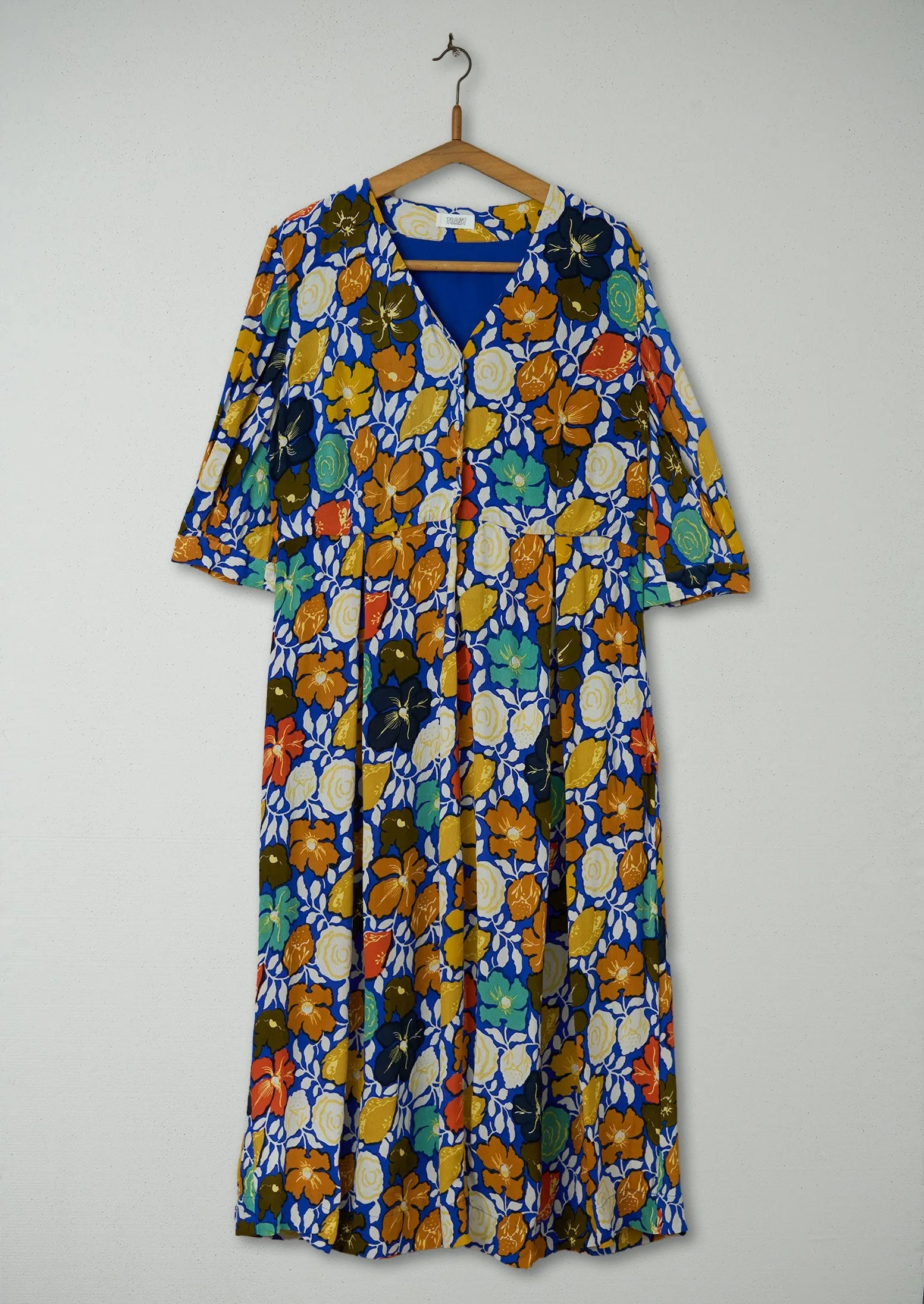 Reworn Annika Print Dress Size 14 (545) | Multi sold by TOAST