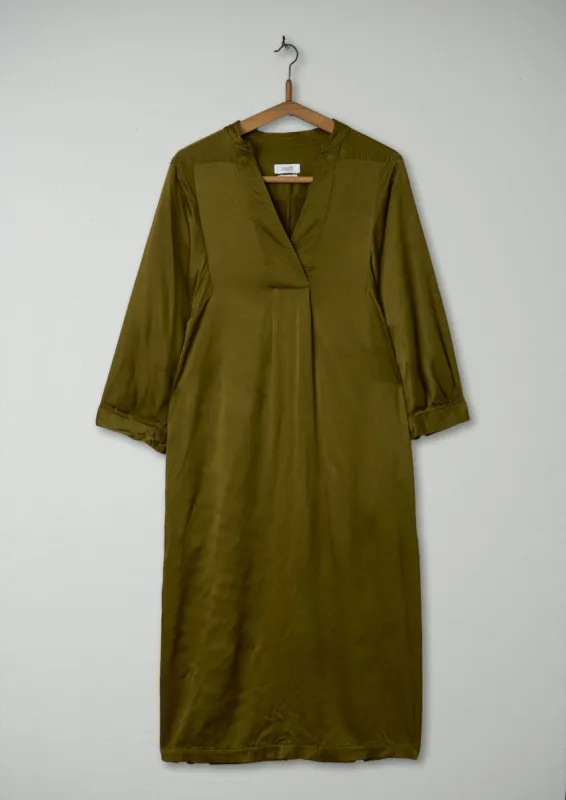 Reworn Seersucker Tunic Dress Size 10 (542) | Peat sold by TOAST