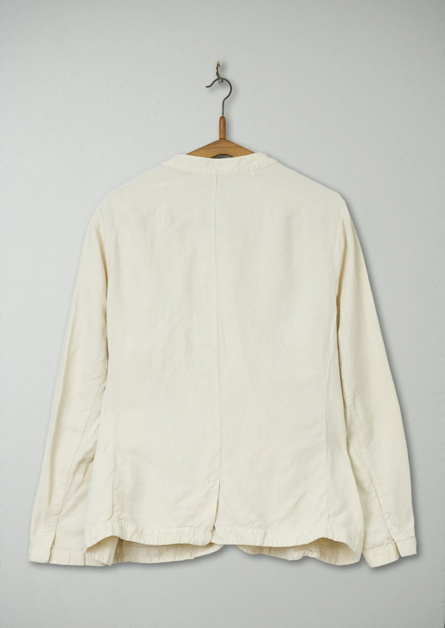 Reworn Cotton Linen Neat Jacket Size 10 (063) | Ecru sold by TOAST product image thumbnail 2