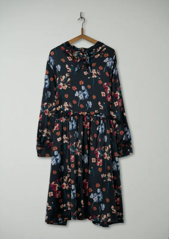 Reworn Floral Print Dress Size 16 (583) | Multi made by TOAST