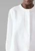 Elena Cotton Linen Tunic Shirt | Paper White sold by TOAST