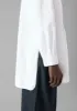 Elena Cotton Linen Tunic Shirt | Paper White sold by TOAST