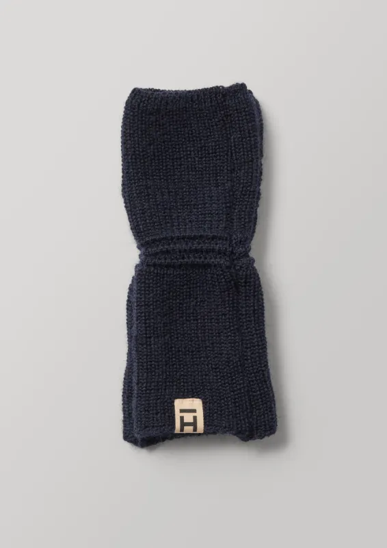 Heimat Wool Fingerless Gloves | Ink sold by TOAST