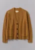 Ffion Wool Cashmere Boxy Cardigan | Turmeric sold by TOAST