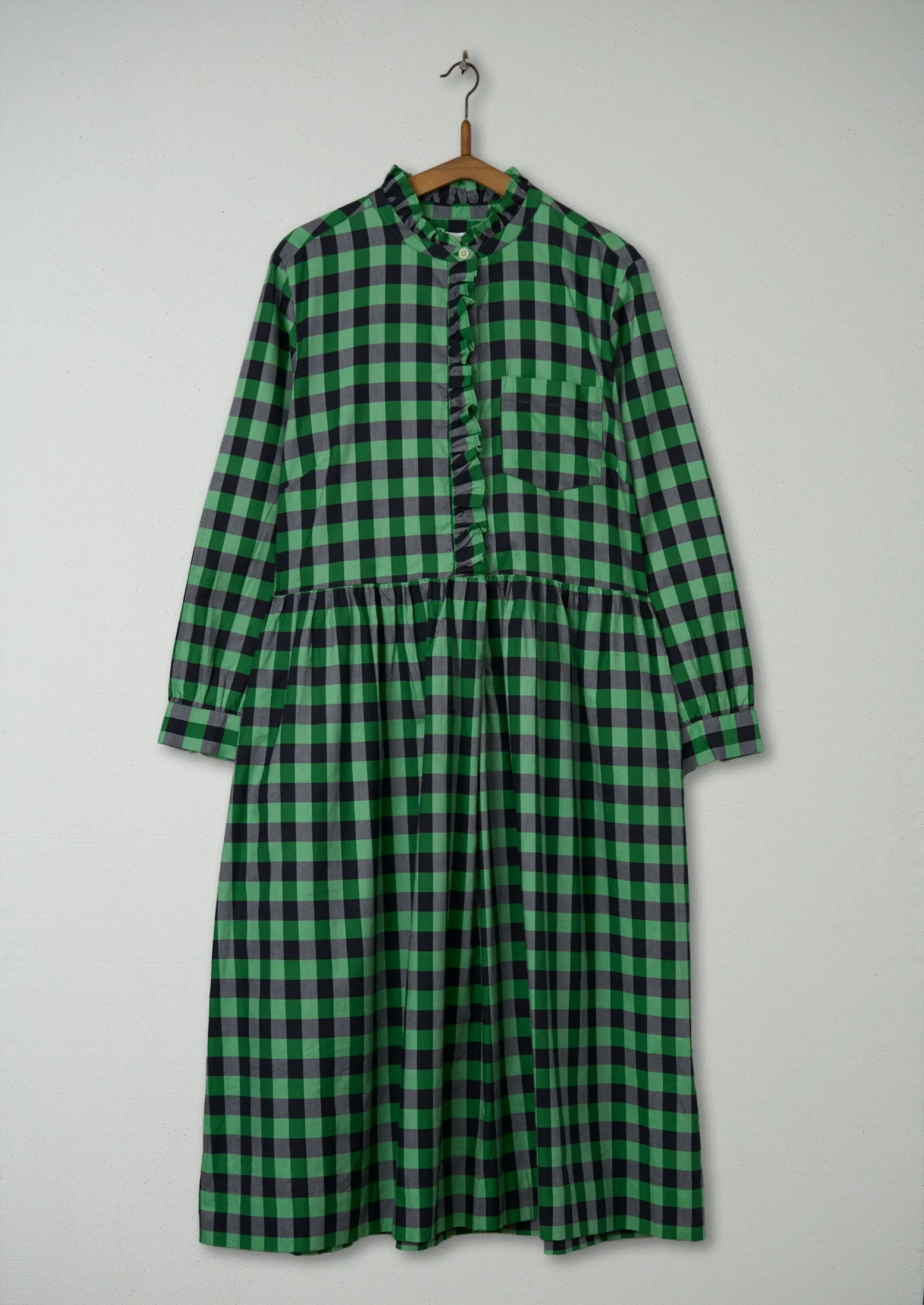 Reworn Check Cotton Shirt Dress Size 16 (615) | Multi sold by TOAST
