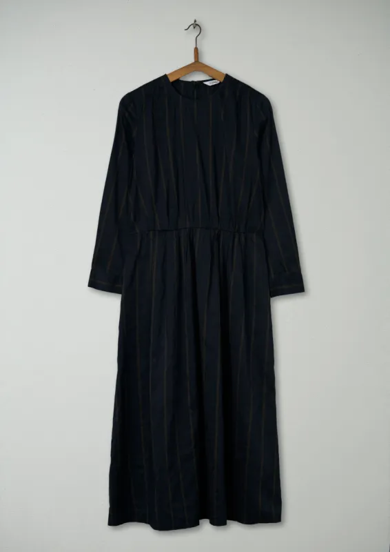 Reworn Ramie Gathered Waist Dress Size 8 (614) | Multi sold by TOAST