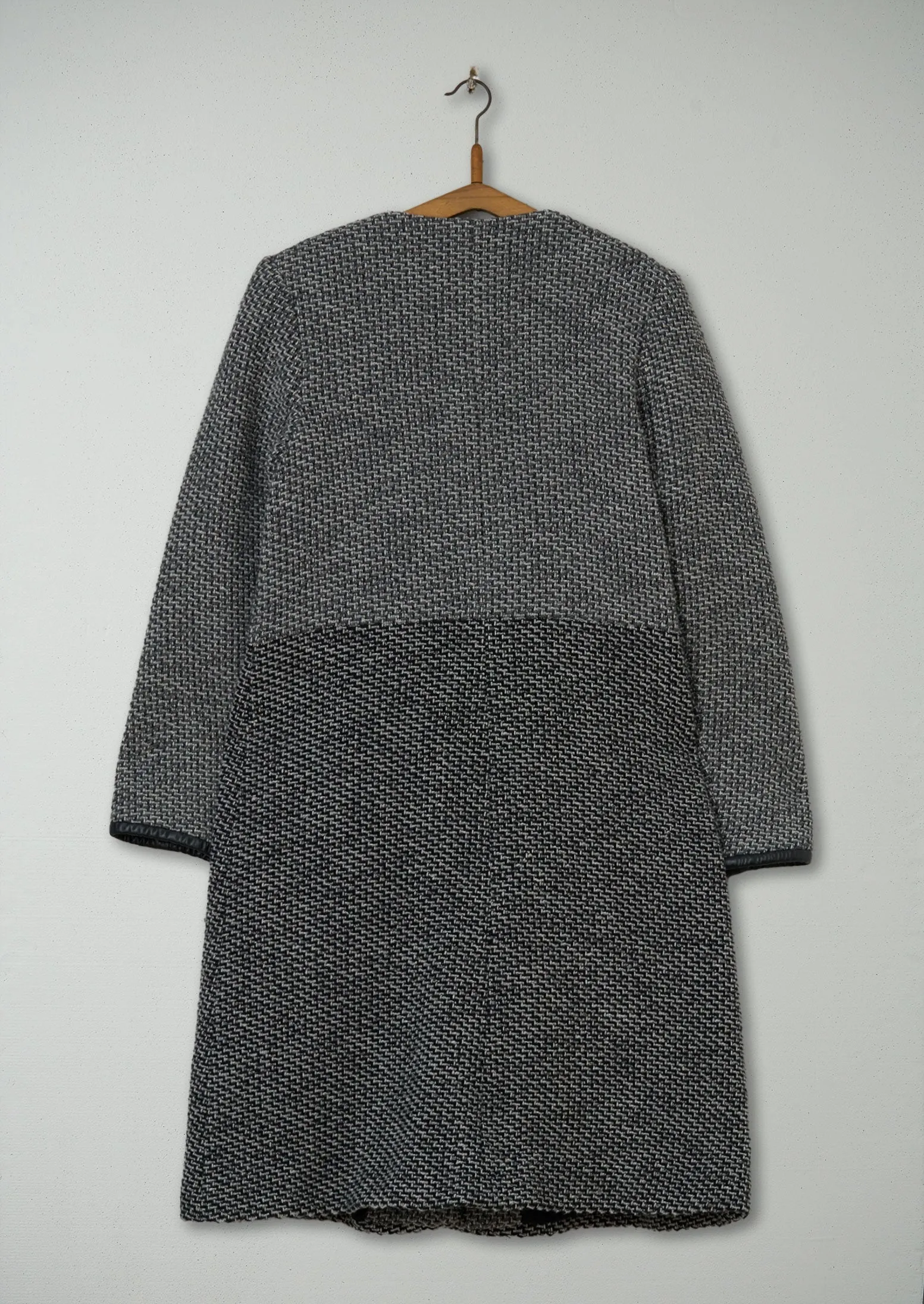 Reworn Textured Wool Coat Size 12 (040) | Grey sold by TOAST product image thumbnail 2