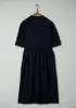 Reworn Cotton Voile Dress Size 14 (539) | Navy sold by TOAST