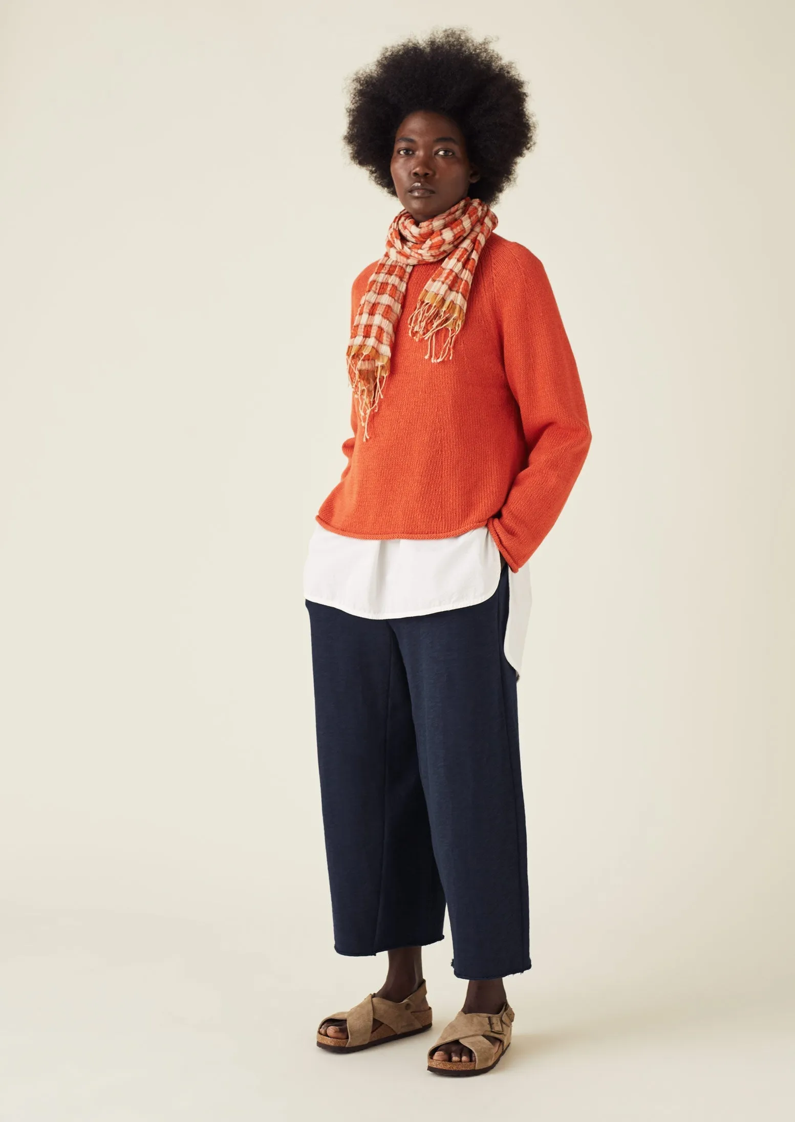 Loop Back Jersey Trousers | Midnight sold by TOAST product image thumbnail 3