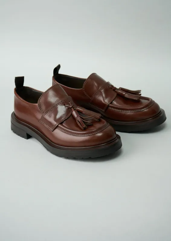 Reworn Sturlini Leather Loafers Size 39 (134) | Tobacco sold by TOAST