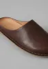Vibae Roma Leather Mules | Cocoa Brown sold by TOAST