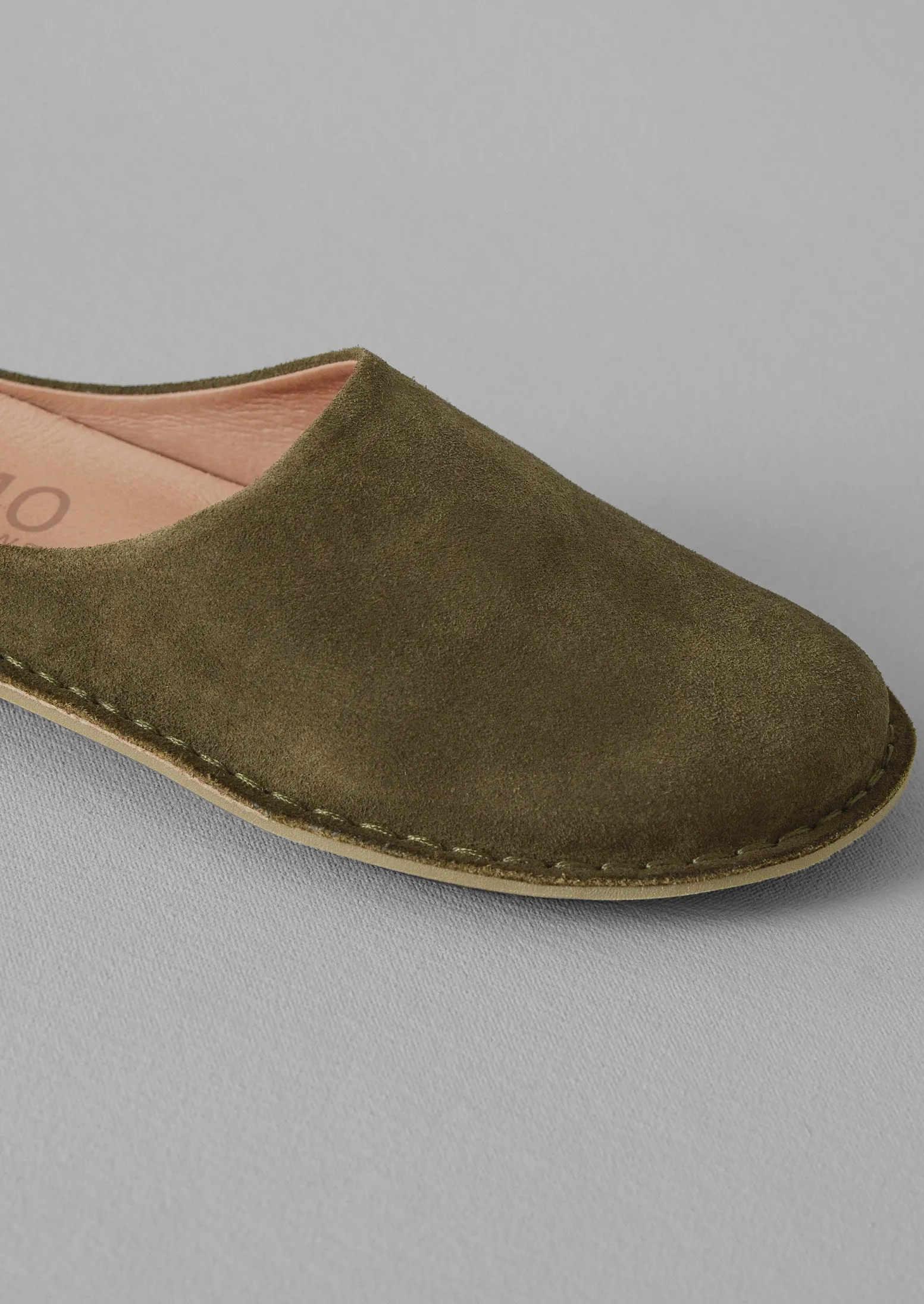 Vibae Roma Suede Mules | Olive sold by TOAST product image thumbnail 4