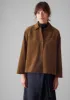 Patch Pocket Organic Needlecord Shirt | Brown Anise sold by TOAST