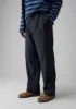 Bill Stripe Wool Cotton Trousers | Dark Indigo sold by TOAST
