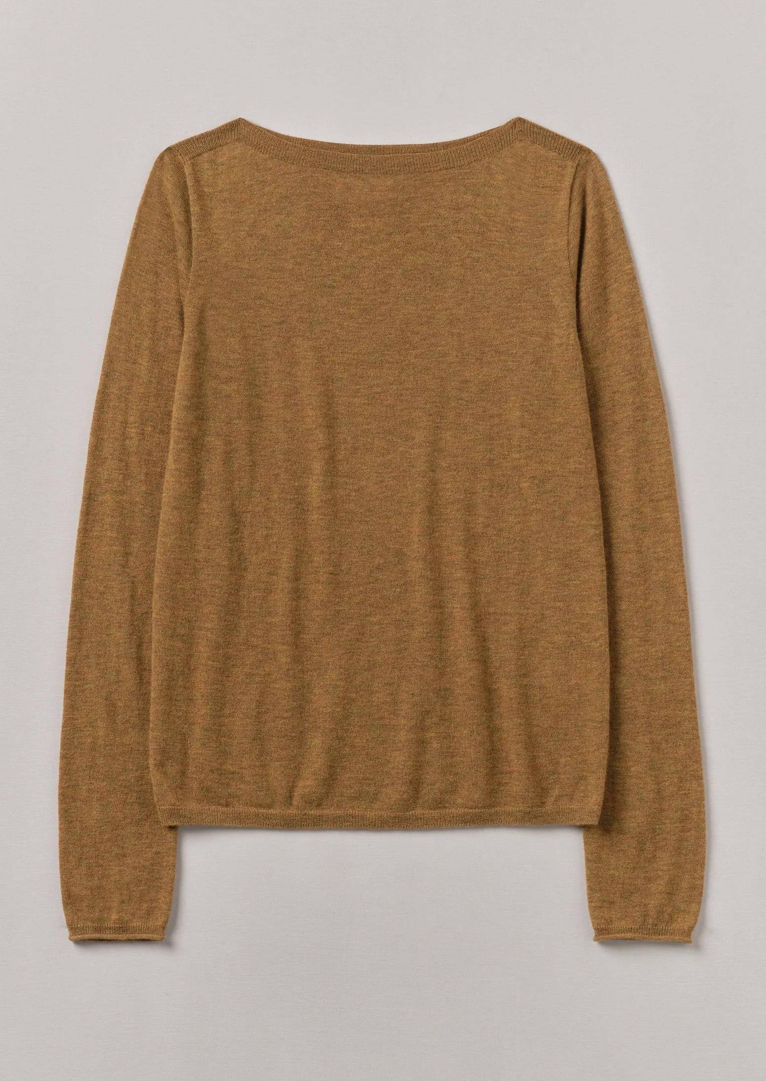 Fine Wool Cashmere Sweater | Tumeric sold by TOAST