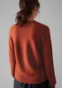 Wool Cashmere Crew Neck Sweater | Terracotta sold by TOAST
