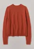 Wool Cashmere Crew Neck Sweater | Terracotta sold by TOAST