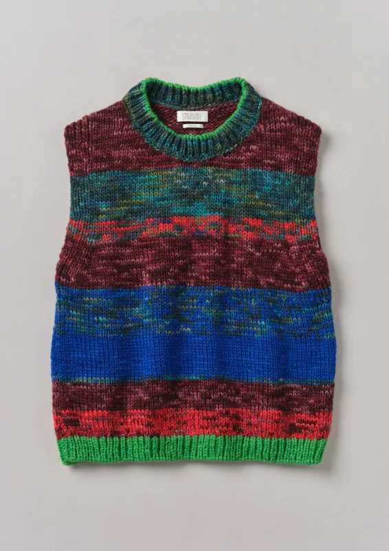 Hand Framed Stripe Tank | Multi made by TOAST