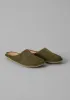 Vibae Suede Mules | Olive sold by TOAST