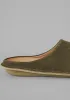 Vibae Suede Mules | Olive sold by TOAST