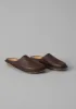 Vibae Leather Mules | Cocoa Brown sold by TOAST