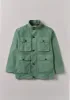 Waxed Cotton Coat | Blue Jade sold by TOAST