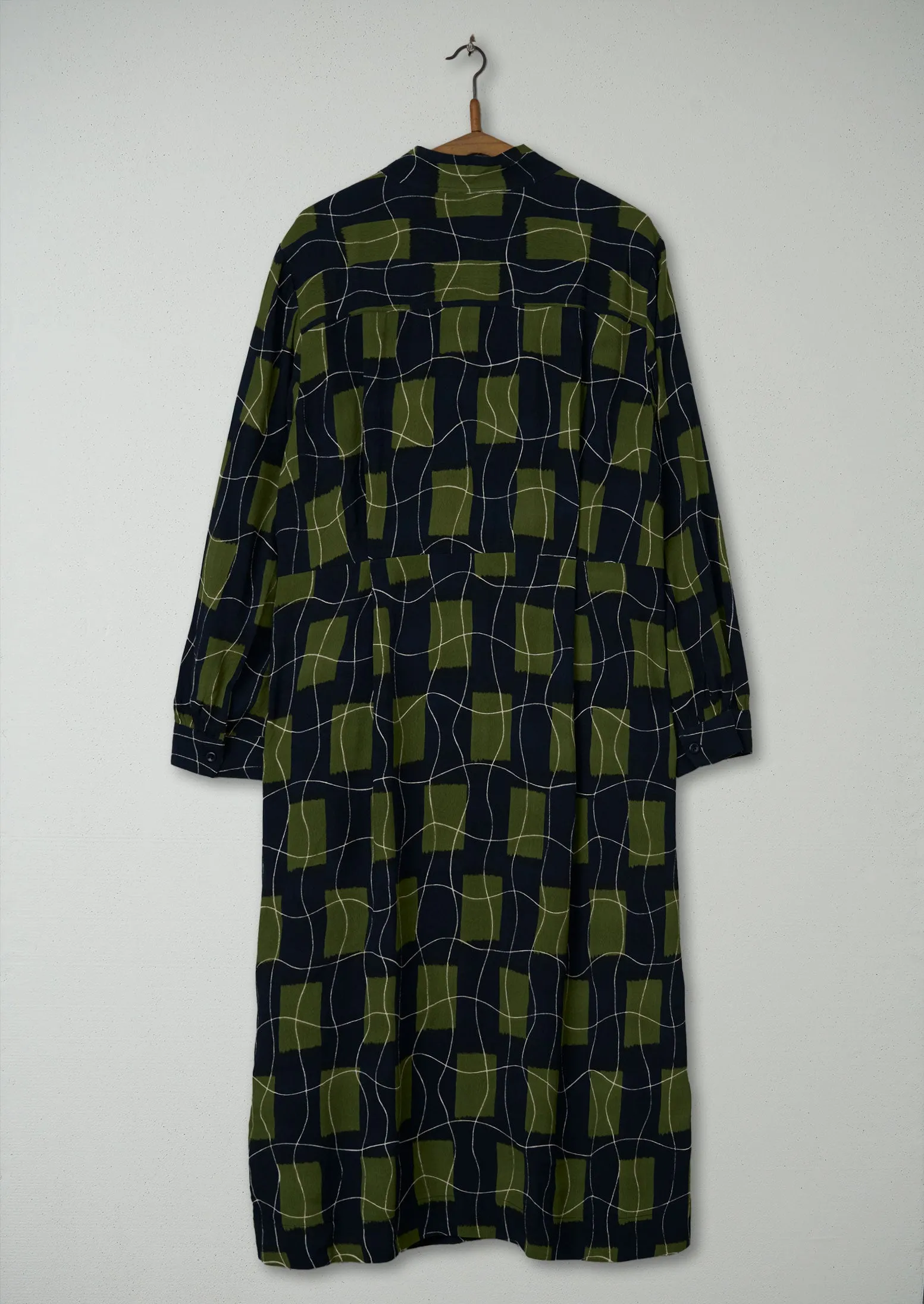 Reworn Check Print Dress Size 18 (611) | Olive sold by TOAST product image thumbnail 2