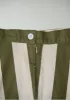 Reworn Wide Stripe Cotton Skirt size 18 (123) | Olive sold by TOAST