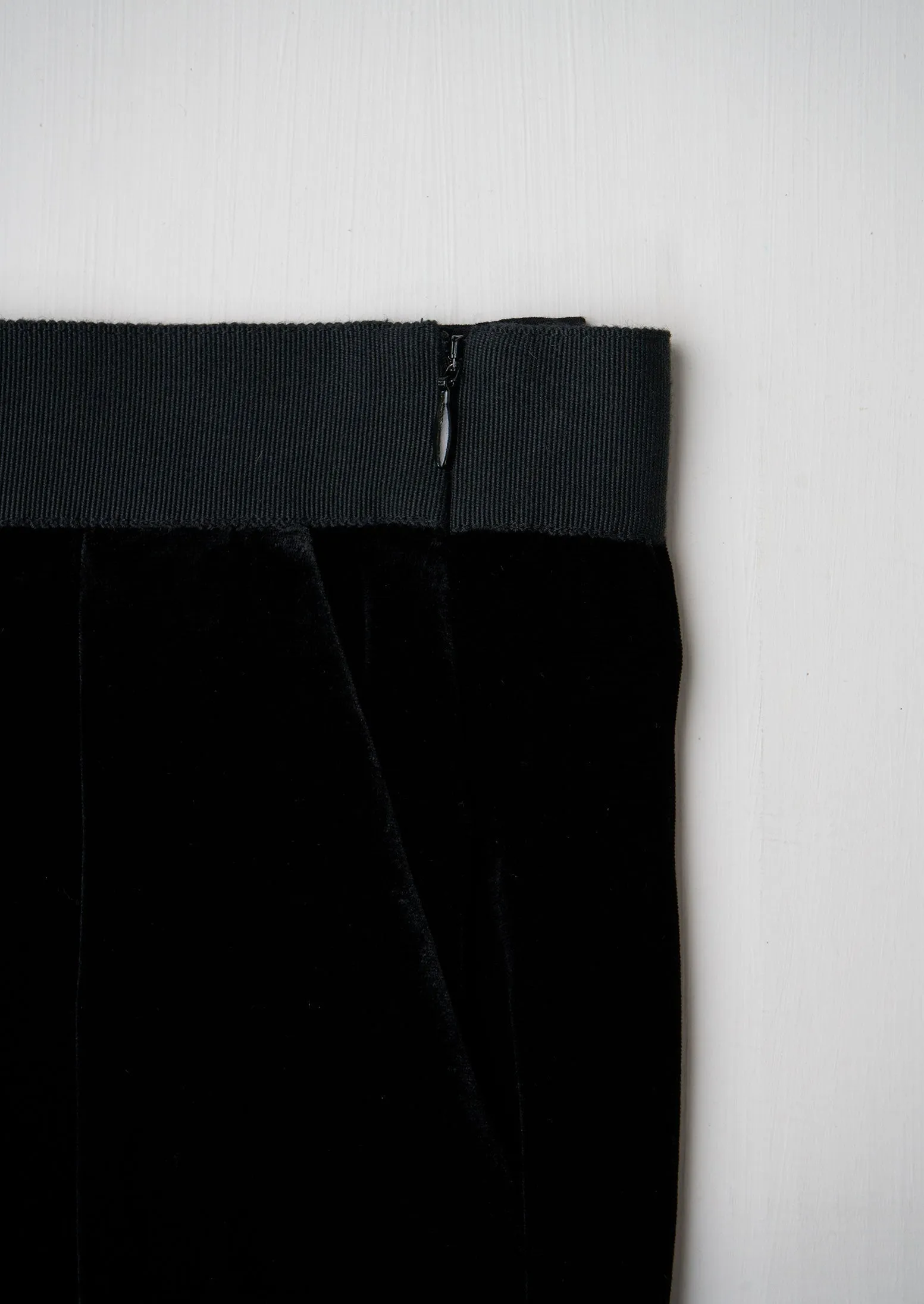 Reworn Silk Velvet Trousers Size 8 (416) | Black sold by TOAST product image thumbnail 2