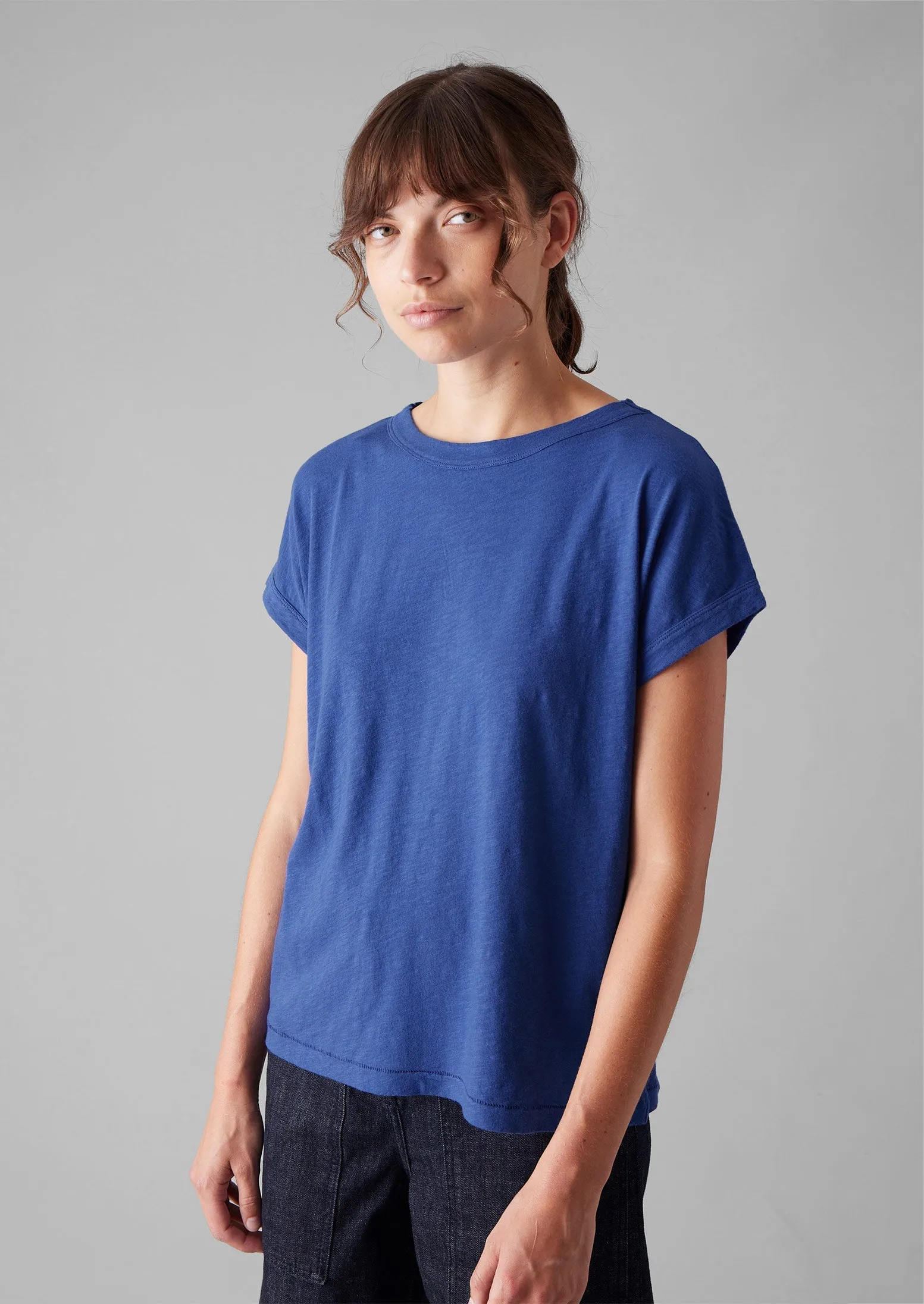 Alda Easy Tee | Delft Blue sold by TOAST product image thumbnail 2