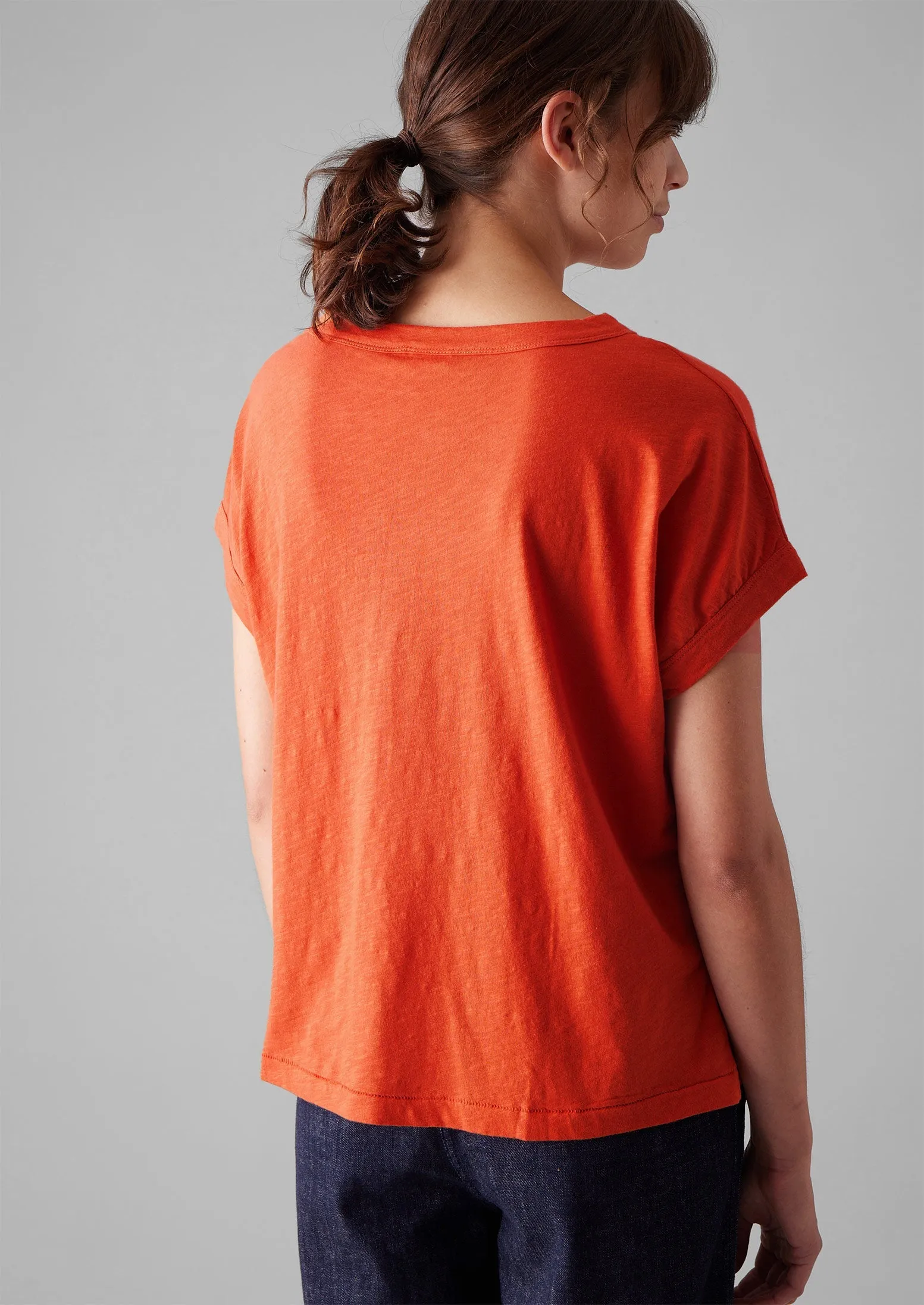 Alda Easy Tee | Mango sold by TOAST product image thumbnail 4