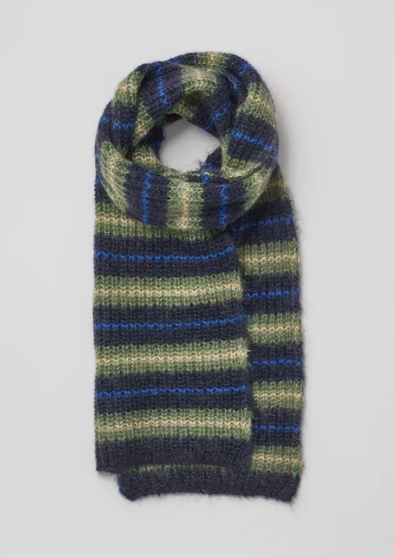 Lofty Stripe Scarf | Blue Multi sold by TOAST