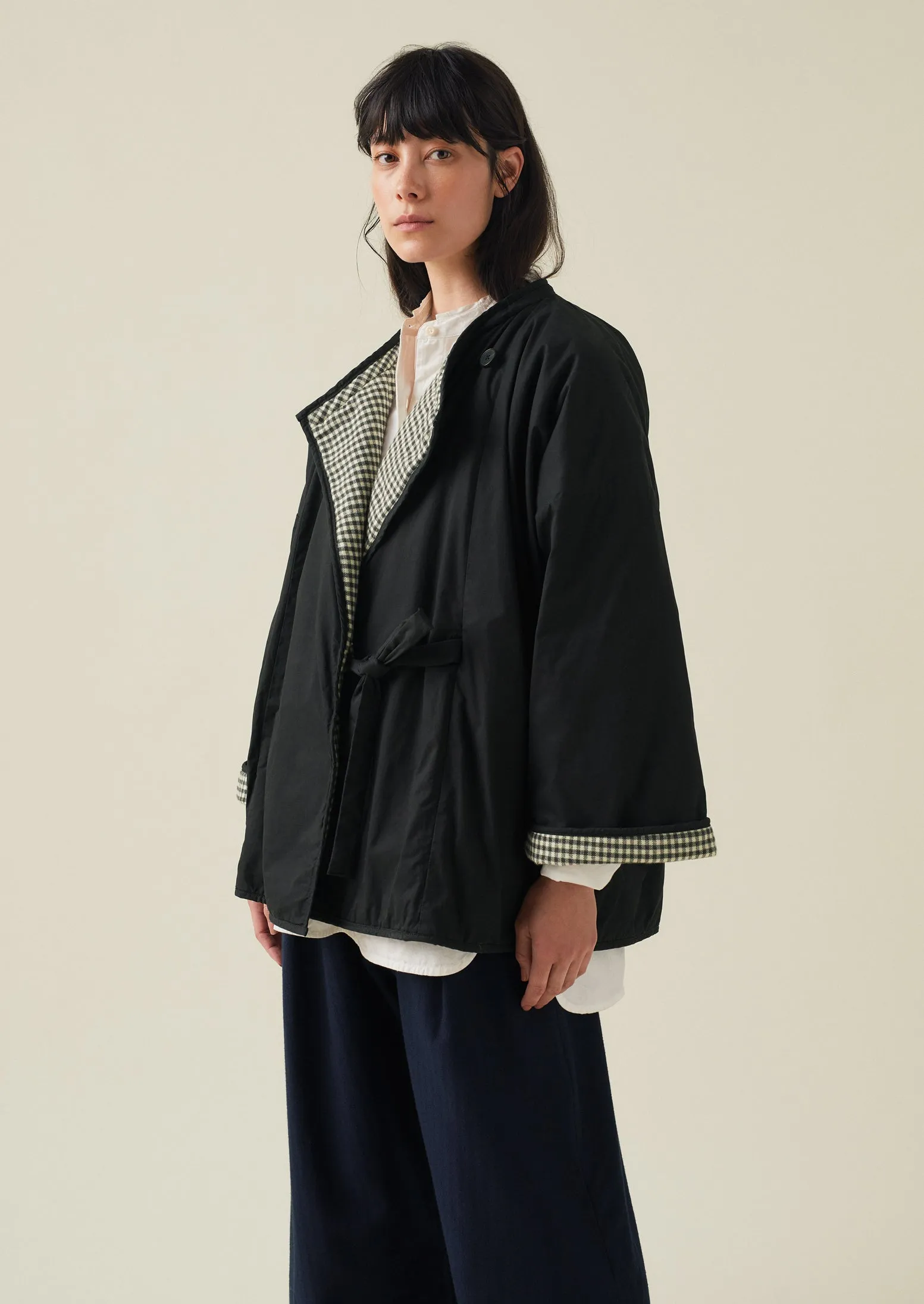 Short Padded Cotton Coat | Anthracite sold by TOAST product image thumbnail 5