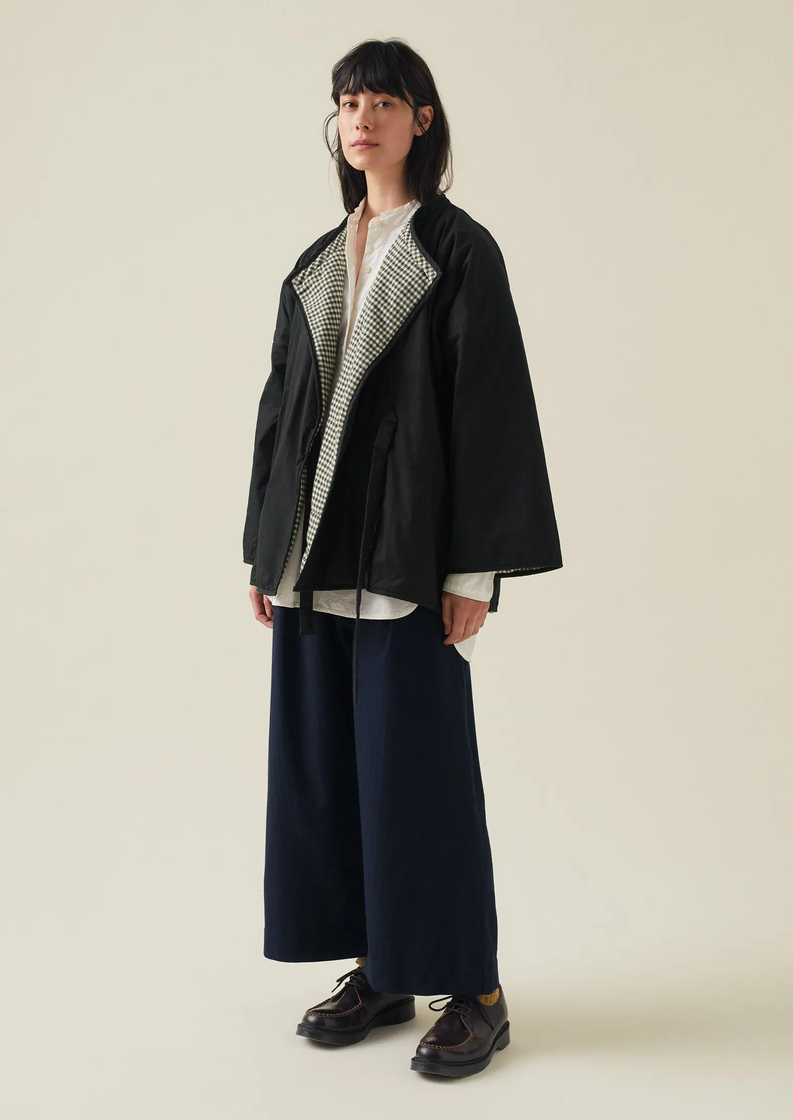 Short Padded Cotton Coat | Anthracite sold by TOAST product image thumbnail 3