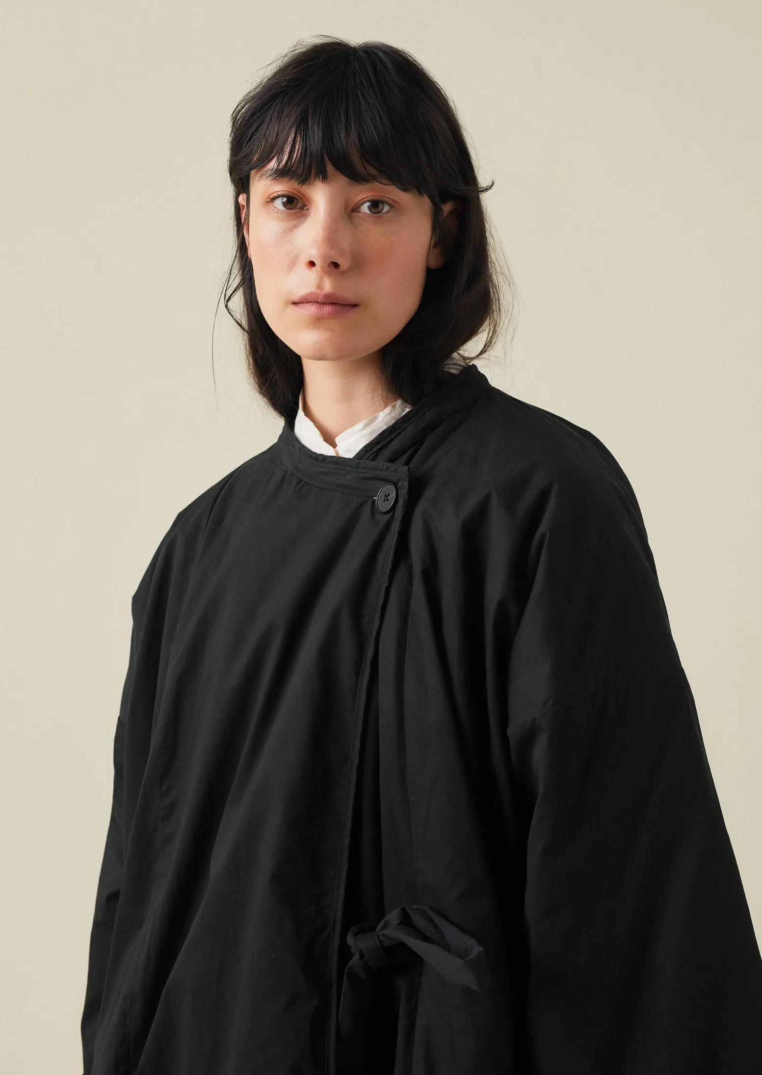 Short Padded Cotton Coat | Anthracite sold by TOAST product image thumbnail 4