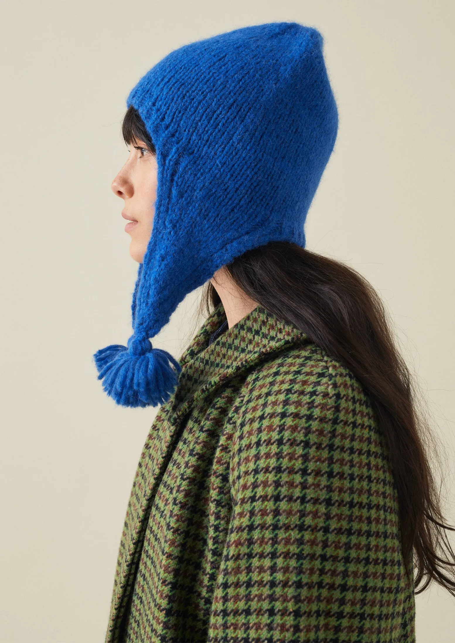 Tassel Knit Hat | Mineral Blue sold by TOAST product image thumbnail 5