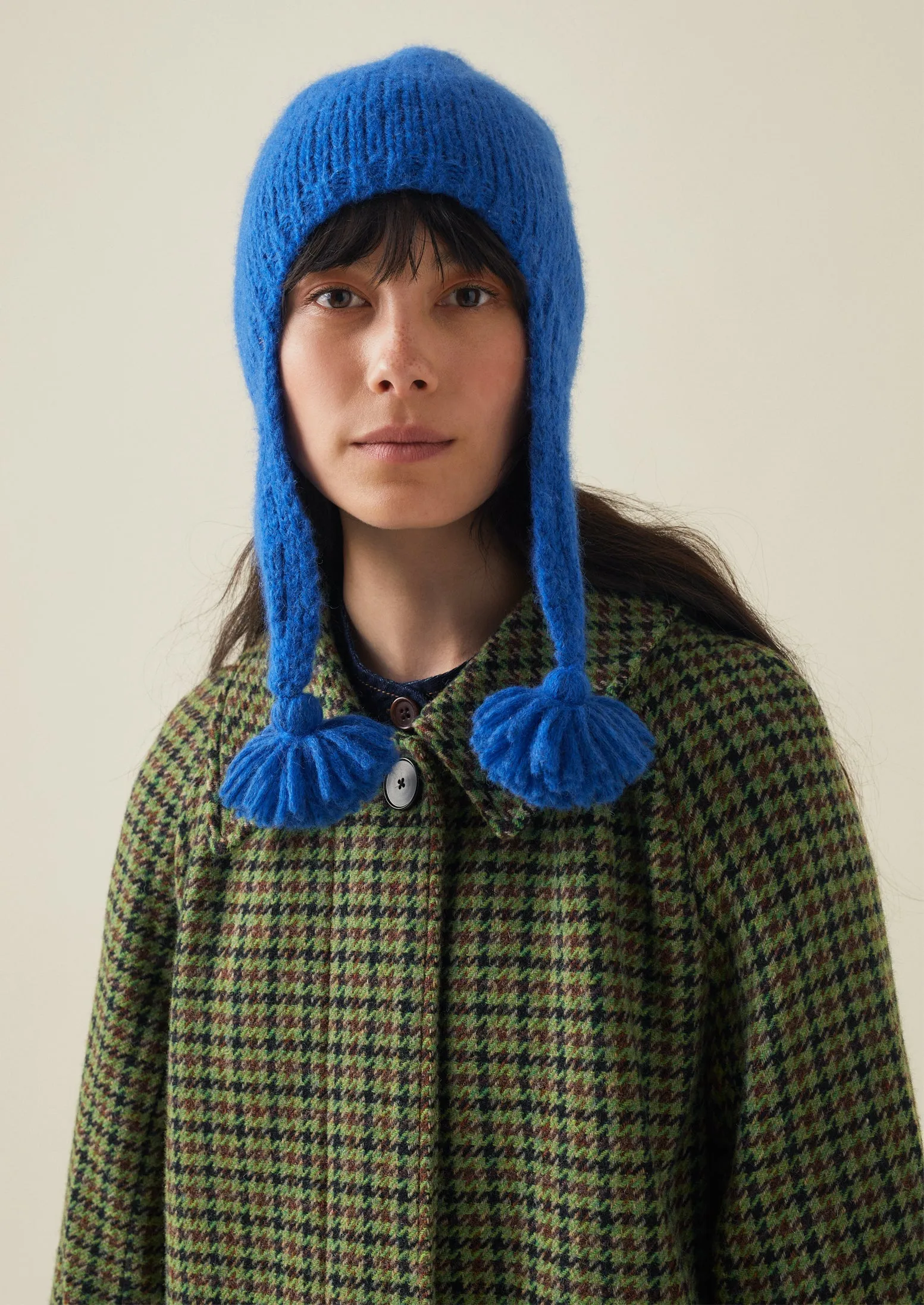 Tassel Knit Hat | Mineral Blue sold by TOAST product image thumbnail 4