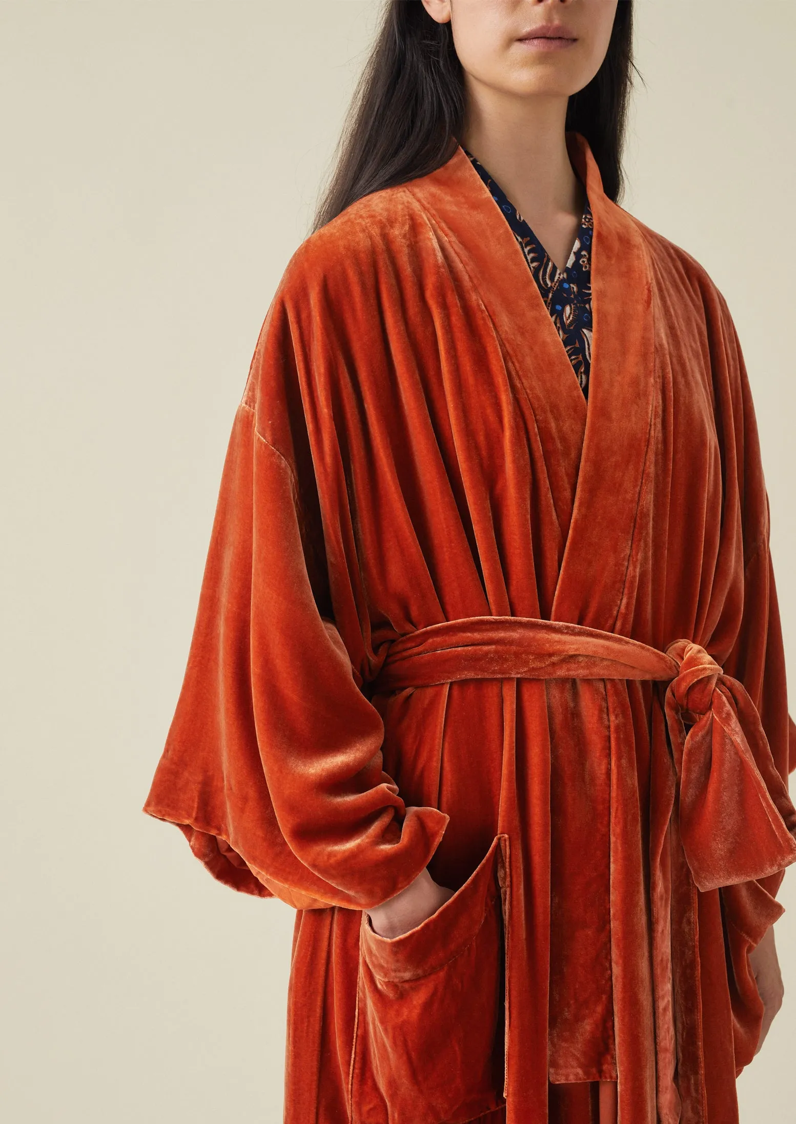 Silk Velvet Gown | Ballerina sold by TOAST product image thumbnail 5