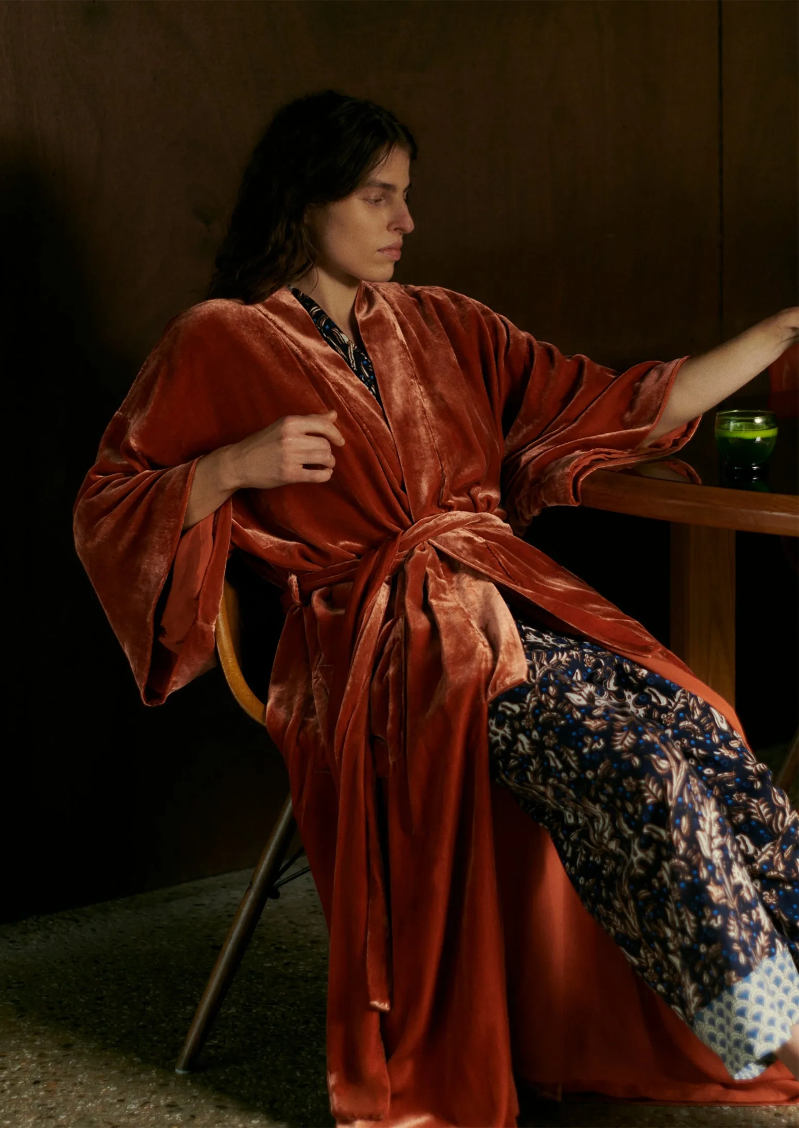 Silk Velvet Gown | Ballerina sold by TOAST product image thumbnail 2