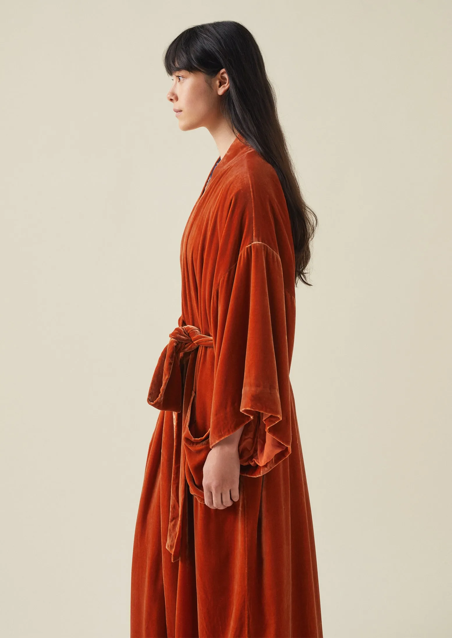 Silk Velvet Gown | Ballerina sold by TOAST product image thumbnail 3