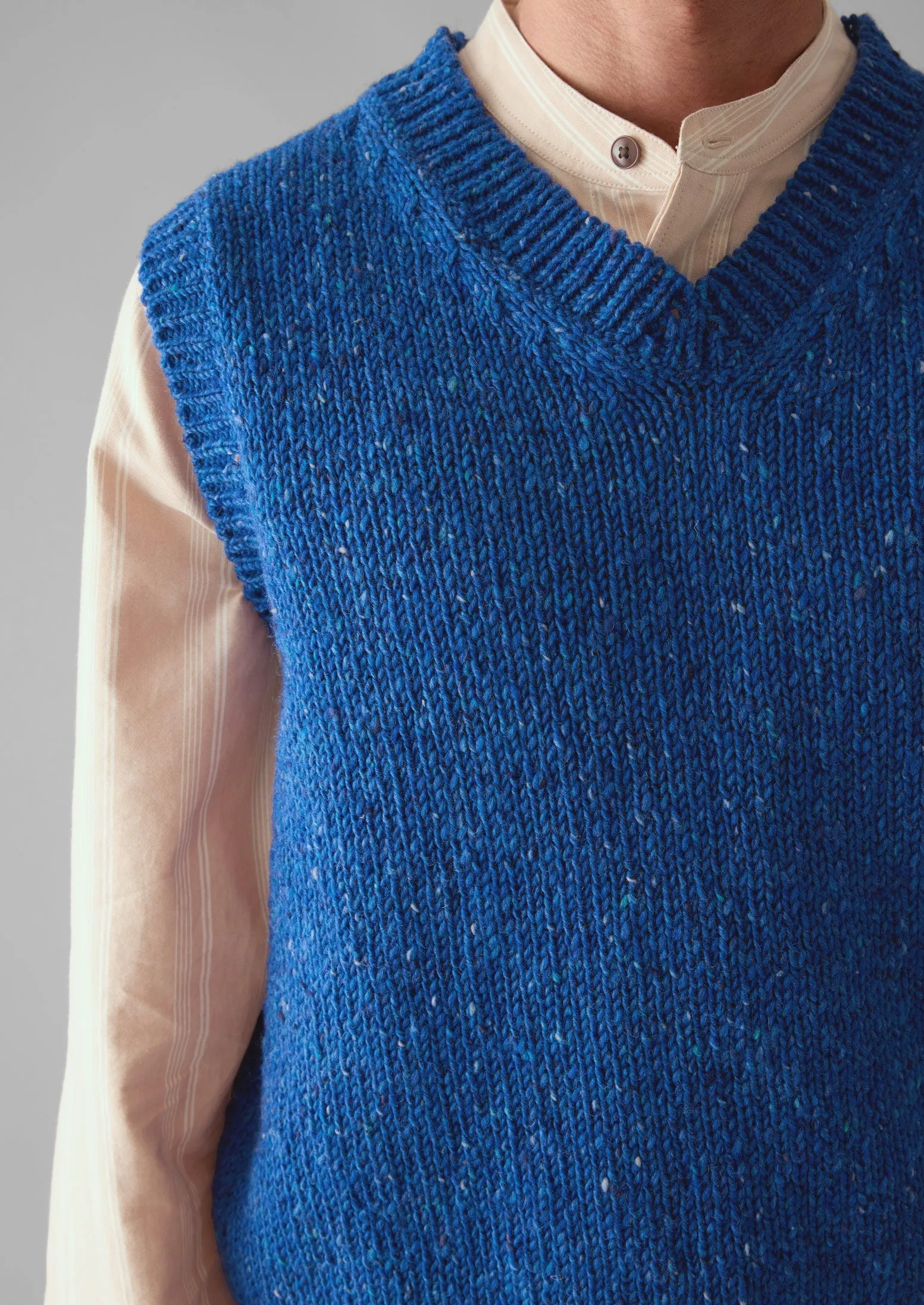 Wool Knitted Tank | Neptune Blue sold by TOAST product image thumbnail 4